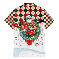 Santa Golf Club Family Matching Mermaid Dress and Hawaiian Shirt Christmas Winter Style - Wonder Print Shop