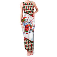 Santa Golf Club Family Matching Tank Maxi Dress and Hawaiian Shirt Christmas Winter Style - Wonder Print Shop