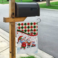 Santa Golf Club Garden Flag Christmas Winter Style - Wonder Print Shop