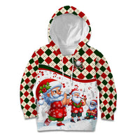 Santa Golf Club Kid Hoodie Christmas Winter Style - Wonder Print Shop