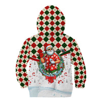 Santa Golf Club Kid Hoodie Christmas Winter Style - Wonder Print Shop