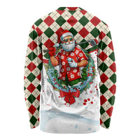 Santa Golf Club Long Sleeve Shirt Christmas Winter Style - Wonder Print Shop