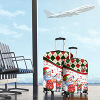 Santa Golf Club Luggage Cover Christmas Winter Style - Wonder Print Shop