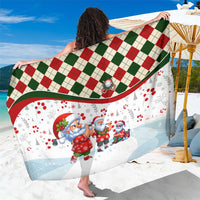 Santa Golf Club Sarong Christmas Winter Style - Wonder Print Shop