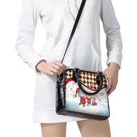 Santa Golf Club Shoulder Handbag Christmas Winter Style