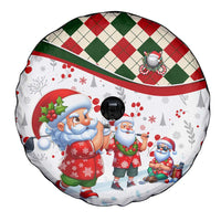 Santa Golf Club Spare Tire Cover Christmas Winter Style - Wonder Print Shop
