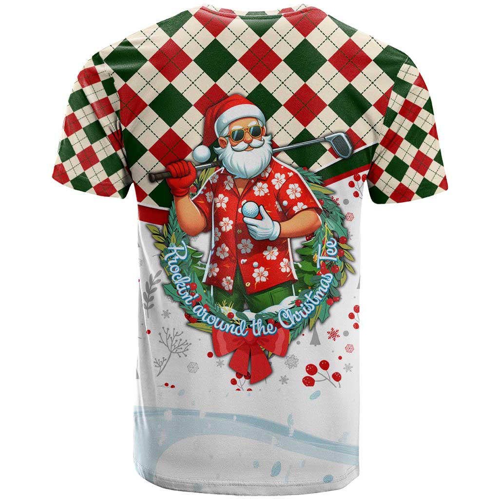 Santa Golf Club T Shirt Christmas Winter Style - Wonder Print Shop