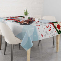 Santa Golf Club Tablecloth Christmas Winter Style - Wonder Print Shop