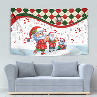 Santa Golf Club Tapestry Christmas Winter Style - Wonder Print Shop