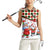 Santa Golf Club Women Sleeveless Polo Shirt Christmas Winter Style - Wonder Print Shop