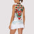 Santa Golf Club Women Sleeveless Polo Shirt Christmas Winter Style - Wonder Print Shop