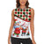 Santa Golf Club Women Sleeveless Polo Shirt Christmas Winter Style - Wonder Print Shop