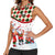 Santa Golf Club Women Sleeveless Polo Shirt Christmas Winter Style - Wonder Print Shop