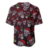 Xmas Skulls Love Christmas Cocktails Baseball Jersey - Wonder Print Shop