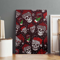 Xmas Skulls Love Christmas Cocktails Canvas Wall Art - Wonder Print Shop