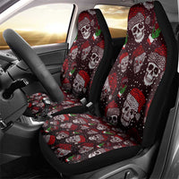 Xmas Skulls Love Christmas Cocktails Car Seat Cover - Wonder Print Shop
