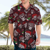 Xmas Skulls Love Christmas Cocktails Hawaiian Shirt - Wonder Print Shop