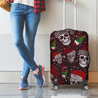 Xmas Skulls Love Christmas Cocktails Luggage Cover - Wonder Print Shop