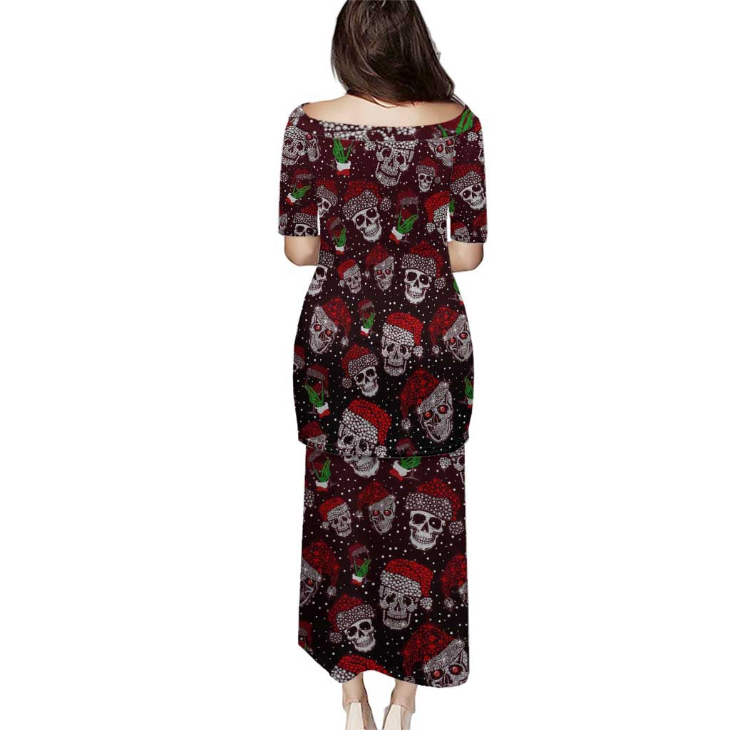 Xmas Skulls Love Christmas Cocktails Puletasi - Wonder Print Shop