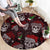 Xmas Skulls Love Christmas Cocktails Round Carpet