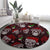 Xmas Skulls Love Christmas Cocktails Round Carpet