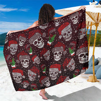 Xmas Skulls Love Christmas Cocktails Sarong - Wonder Print Shop