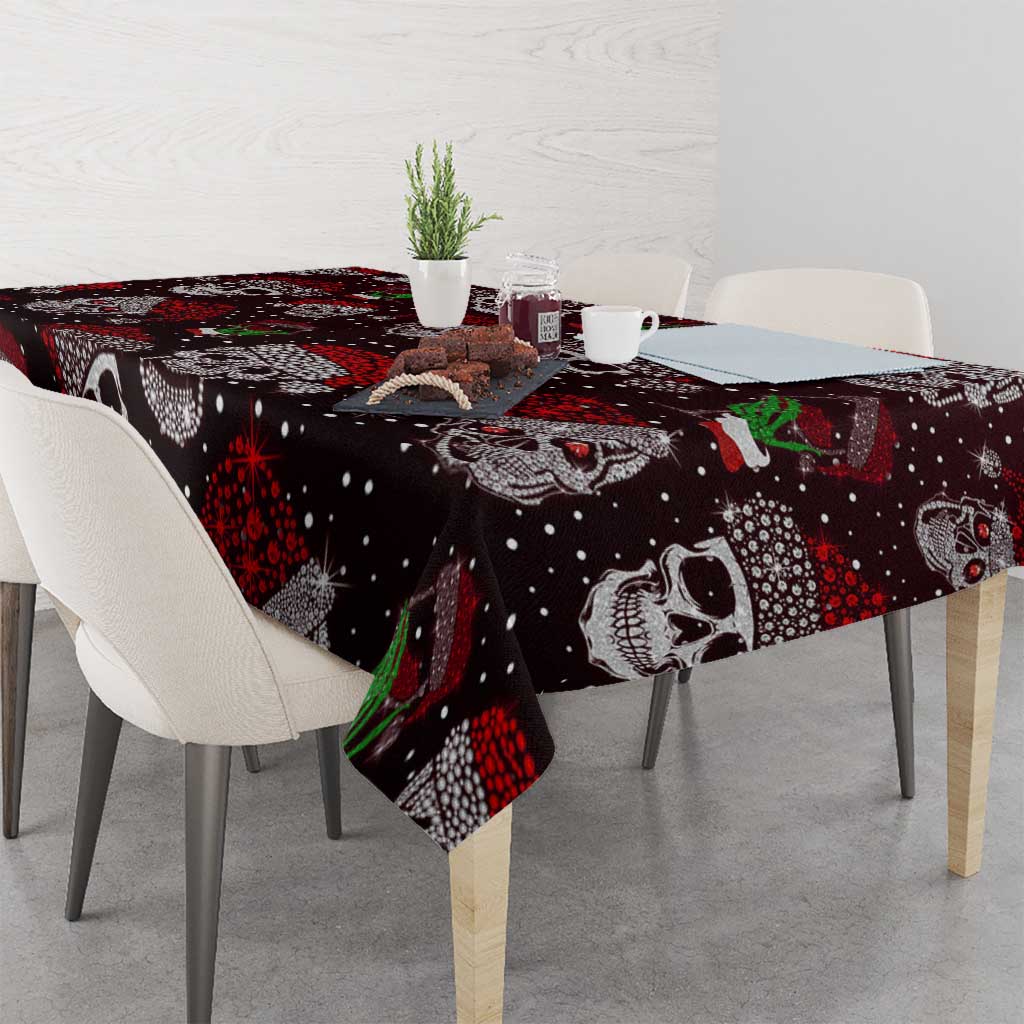 Xmas Skulls Love Christmas Cocktails Tablecloth - Wonder Print Shop