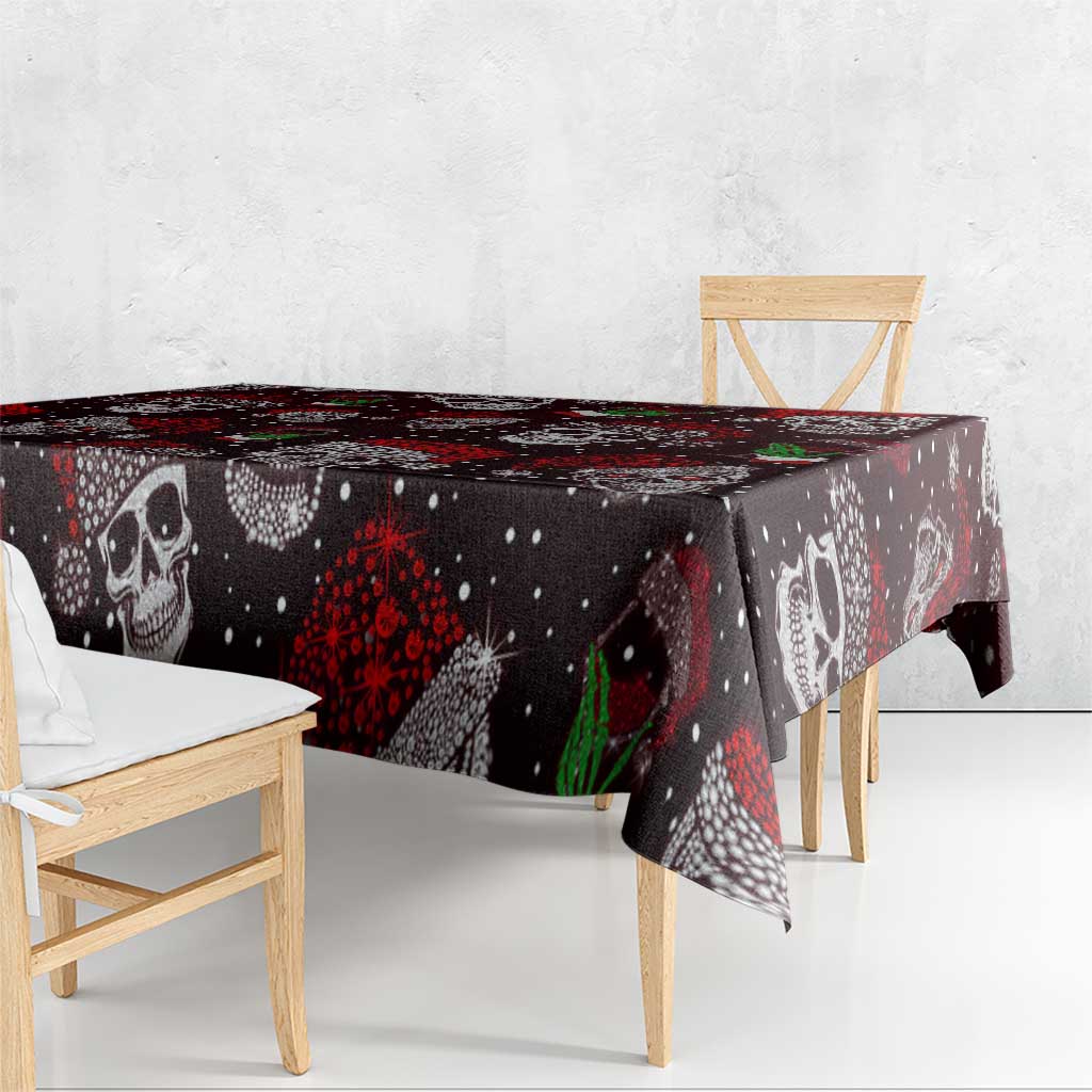 Xmas Skulls Love Christmas Cocktails Tablecloth - Wonder Print Shop