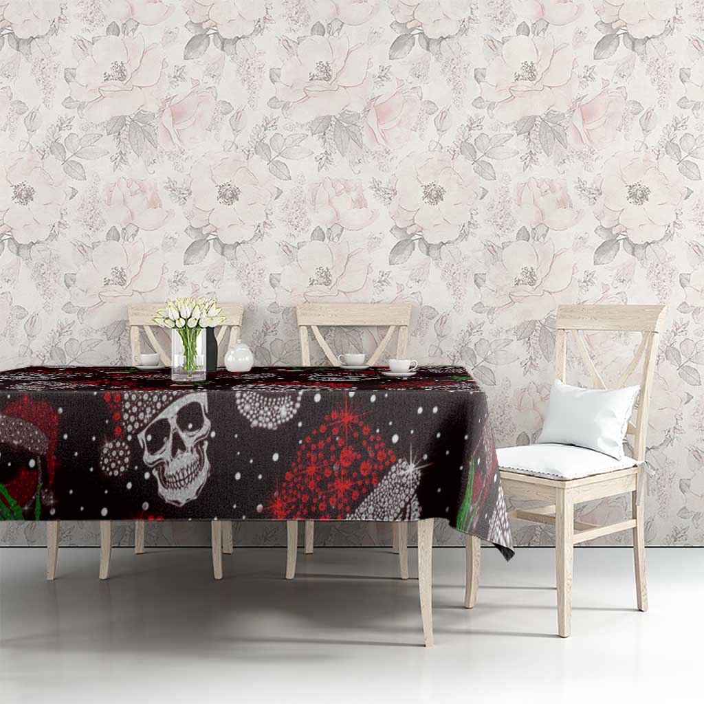 Xmas Skulls Love Christmas Cocktails Tablecloth - Wonder Print Shop