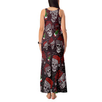 Xmas Skulls Love Christmas Cocktails Tank Maxi Dress - Wonder Print Shop