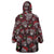 Xmas Skulls Love Christmas Cocktails Wearable Blanket Hoodie - Wonder Print Shop