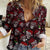 Xmas Skulls Love Christmas Cocktails Women Casual Shirt - Wonder Print Shop