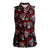 Xmas Skulls Love Christmas Cocktails Women Sleeveless Polo Shirt - Wonder Print Shop