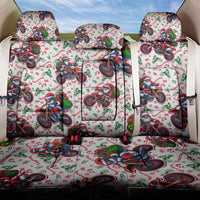 BRAAAP! Motorbike Santa Christmas Back Car Seat Cover - Wonder Print Shop