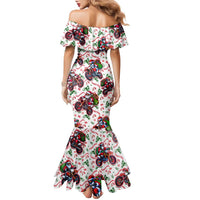 BRAAAP! Motorbike Santa Christmas Family Matching Mermaid Dress and Hawaiian Shirt - Wonder Print Shop