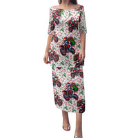 BRAAAP! Motorbike Santa Christmas Family Matching Puletasi and Hawaiian Shirt - Wonder Print Shop