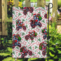 BRAAAP! Motorbike Santa Christmas Garden Flag - Wonder Print Shop