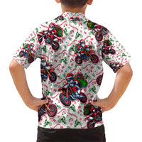 BRAAAP! Motorbike Santa Christmas Hawaiian Shirt - Wonder Print Shop