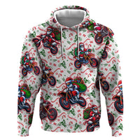 BRAAAP! Motorbike Santa Christmas Hoodie - Wonder Print Shop