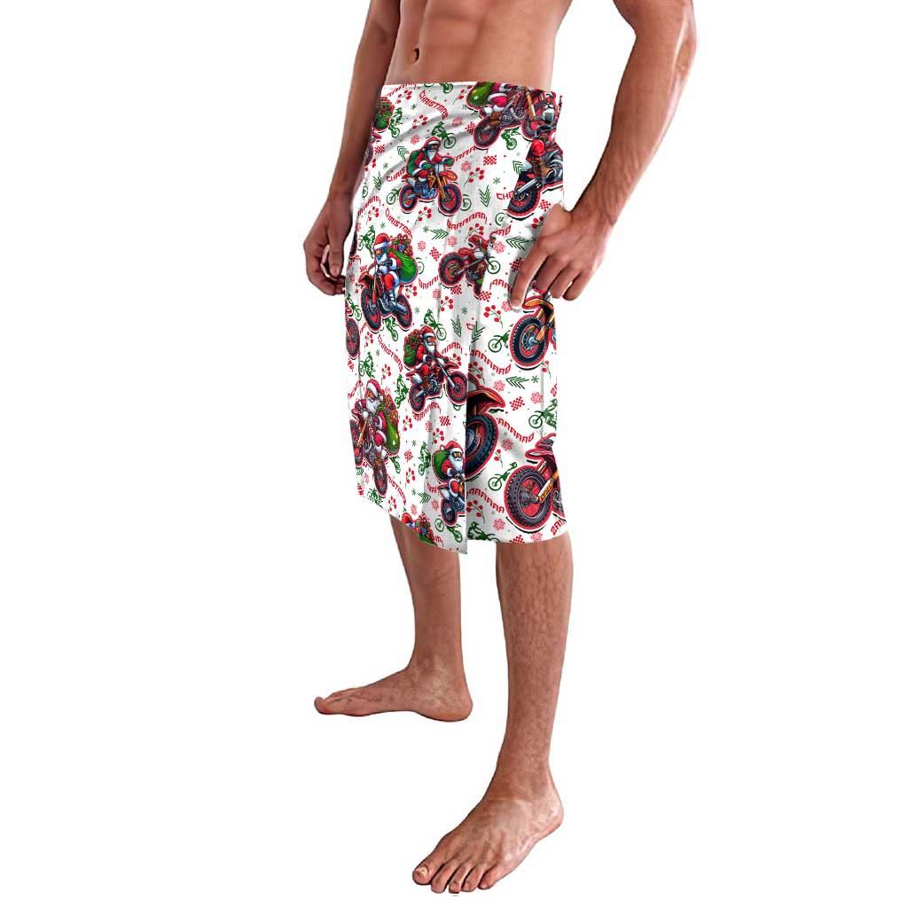 BRAAAP! Motorbike Santa Christmas Lavalava - Wonder Print Shop
