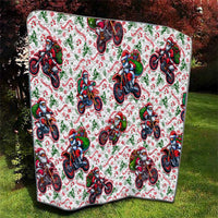 BRAAAP! Motorbike Santa Christmas Quilt - Wonder Print Shop