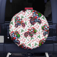 BRAAAP! Motorbike Santa Christmas Spare Tire Cover - Wonder Print Shop