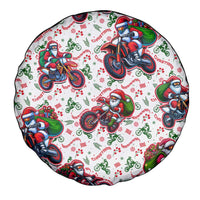 BRAAAP! Motorbike Santa Christmas Spare Tire Cover - Wonder Print Shop