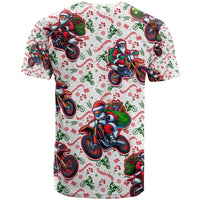 BRAAAP! Motorbike Santa Christmas T Shirt - Wonder Print Shop