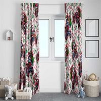 BRAAAP! Motorbike Santa Christmas Window Curtain - Wonder Print Shop