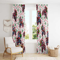 BRAAAP! Motorbike Santa Christmas Window Curtain - Wonder Print Shop