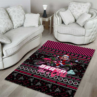 Braap Live A Girl Area Rug Christmas Merry Braapmas - Wonder Print Shop