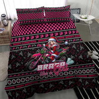 Braap Live A Girl Bedding Set Christmas Merry Braapmas - Wonder Print Shop