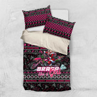 Braap Live A Girl Bedding Set Christmas Merry Braapmas - Wonder Print Shop