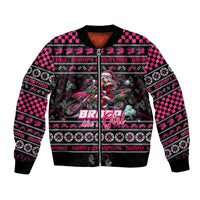 Braap Live A Girl Bomber Jacket Christmas Merry Braapmas - Wonder Print Shop